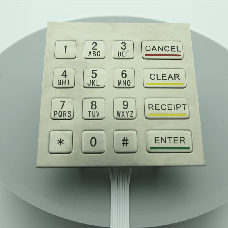Schlüsselverwaltungs-Platten-Montage-Metallnumerische Tastatur für Schlüssel des Selbstservice-Kiosk-16