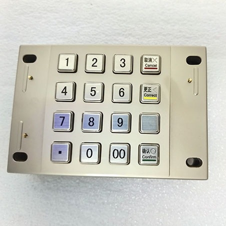 PCI 4,0 bestätigte 87.5x91.5mm verschlüsselten Kiosk Pin Pad 16 PPE-Schlüssel