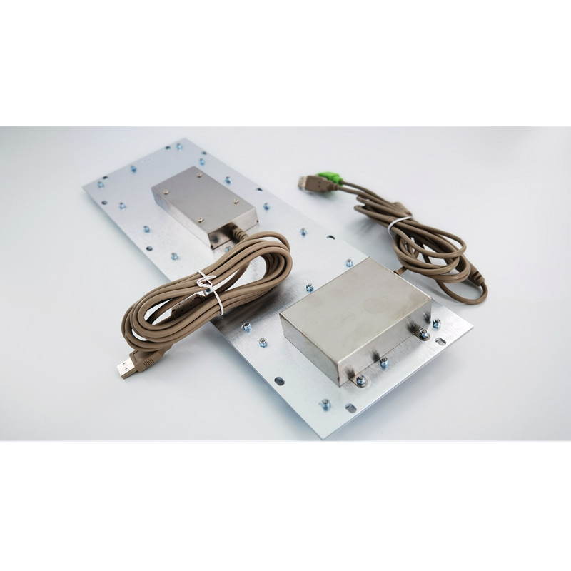 Drahtgebundene industrielle Tastatur mit Touchpad US Layout Frontplatte Abmessungen 392 x 110 mm