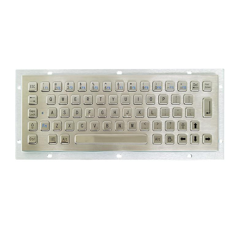65 Tasten Staubdicht IP65 medizinische Tastatur Edelstahl Metall Tastatur mit USB-Schnittstelle