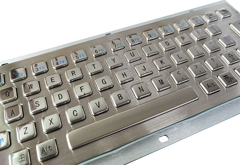 65 Tasten Staubdicht IP65 medizinische Tastatur Edelstahl Metall Tastatur mit USB-Schnittstelle