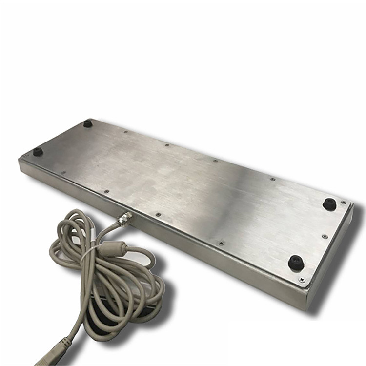 65 Tasten Schreibtisch IK07 IP65 Edelstahl Industrie Tastatur mit Trackball für Selbstbedienung Kiosk