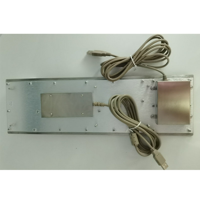 Industrielle IP65 Edelstahl-Metall-Tastatur mit Trackball-Eingabegerät für Selbstbedienung Kiosk