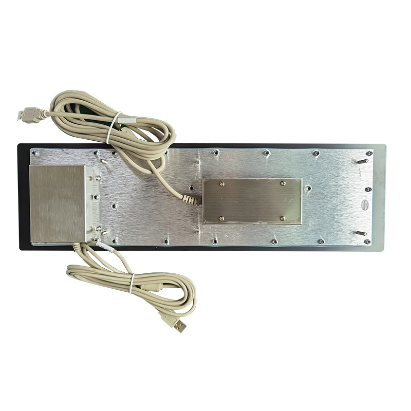 Selbstbedienung Kiosk-Panel Montage schwarze Edelstahl Metall Tastatur mit anpassbarem Layout und USB-Schnittstelle