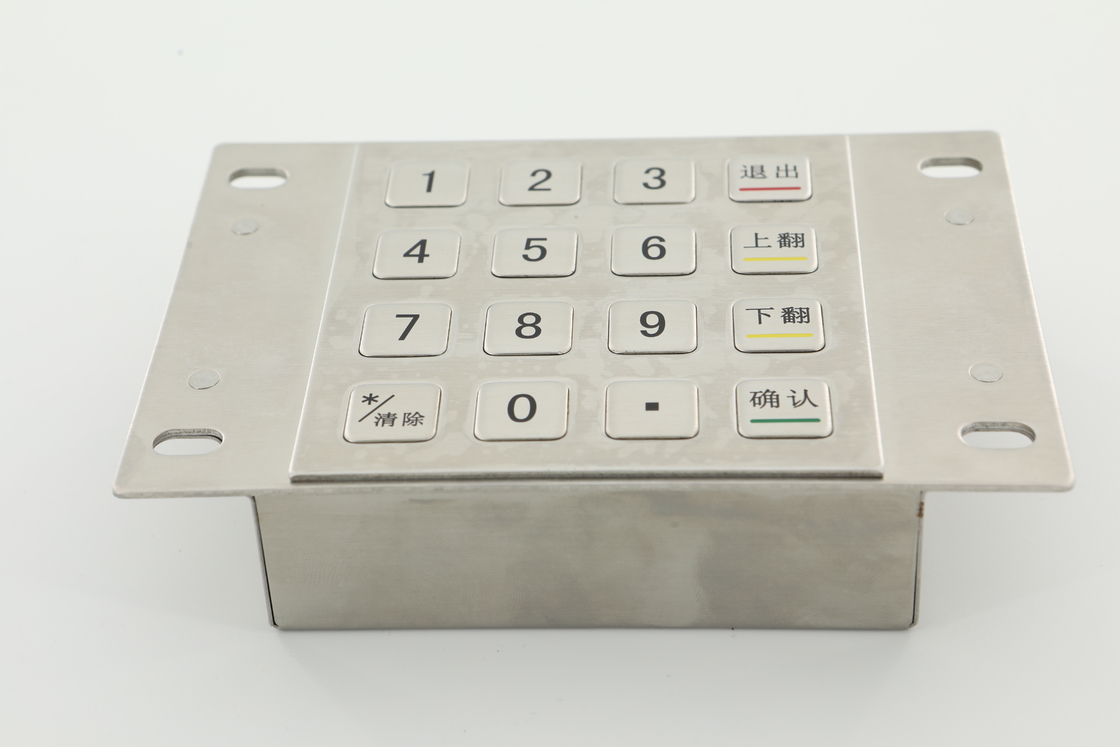 Tasten 3.6N verschlüsselten Zifferntasten Pin Pads 10 ATM-Maschinen-Tastatur PCI-4,0