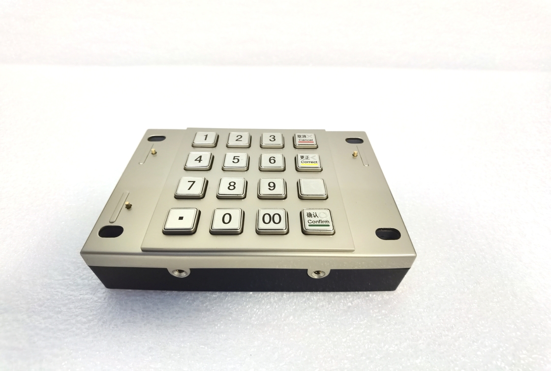 RoHS FCC 87,5 x 91.5mm 1.2KG ATM Pin Pad Bank Machine Keypad